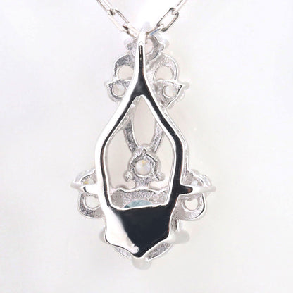 レディース ネックレス 透かし ミル SV925 K10 K18 Pt900 ダイヤモンド 綺麗 おすすめ 女性 エレガント オリジナル ジュエリー 手作り 工房直販 (品番 mh-0429)