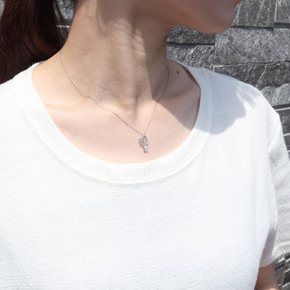 蝶モチーフ ネックレス レディース 誕生石 透かし 可憐 SV925 K10 K18 Pt900 選べるカラー ペンダント 羽 バタフライ 人気 女性 大人 華やか おしゃれ (品番 mh-0433)