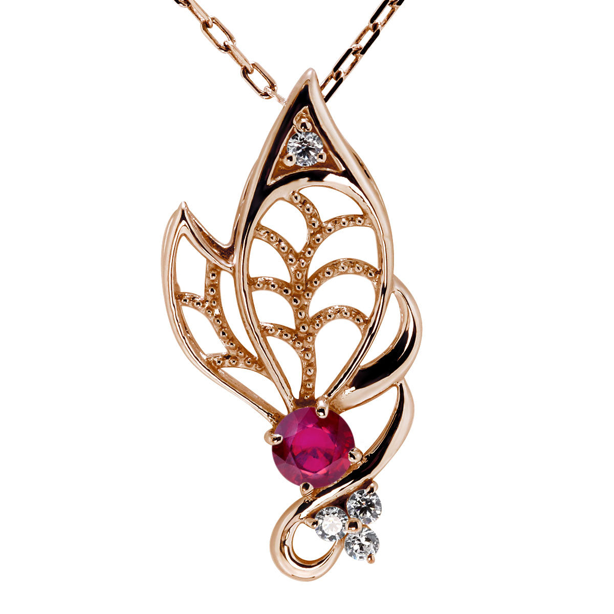 蝶モチーフ ネックレス レディース 誕生石 透かし 可憐 SV925 K10 K18 Pt900 選べるカラー ペンダント 羽 バタフライ 人気 女性 大人 華やか おしゃれ (品番 mh-0433)