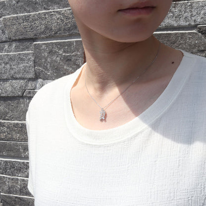 バタフライ ネックレス レディース 透かし 誕生石 ミルグレイン 蝶 キラキラ アラベスク K10 K18 Pt900 SV925 曲線 上品 大人女子 可愛い デート (品番 mh-0434)