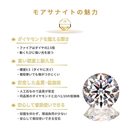 モアサナイト ネックレス 一粒 4mm レディース K18 Pt900 K10 モアッサナイト シンプル 小豆チェーン 誕生日 彼女 奥さん プレゼント クリスマス (品番 mh-0441-moissanite)