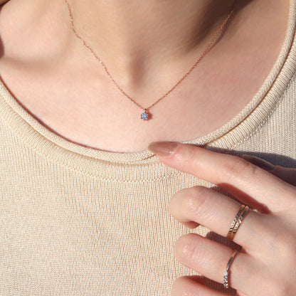 モアサナイト ネックレス 一粒 4mm レディース K18 Pt900 K10 モアッサナイト シンプル 小豆チェーン 誕生日 彼女 奥さん プレゼント クリスマス (品番 mh-0441-moissanite)