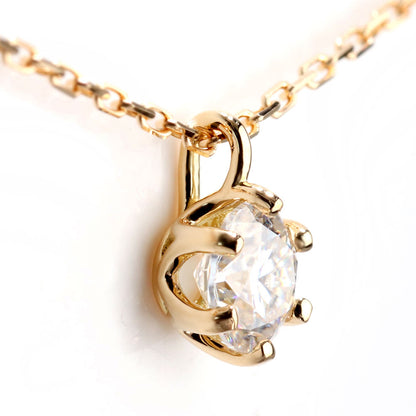 モアサナイト ネックレス 一粒 4mm レディース K18 Pt900 K10 モアッサナイト シンプル 小豆チェーン 誕生日 彼女 奥さん プレゼント クリスマス (品番 mh-0441-moissanite)