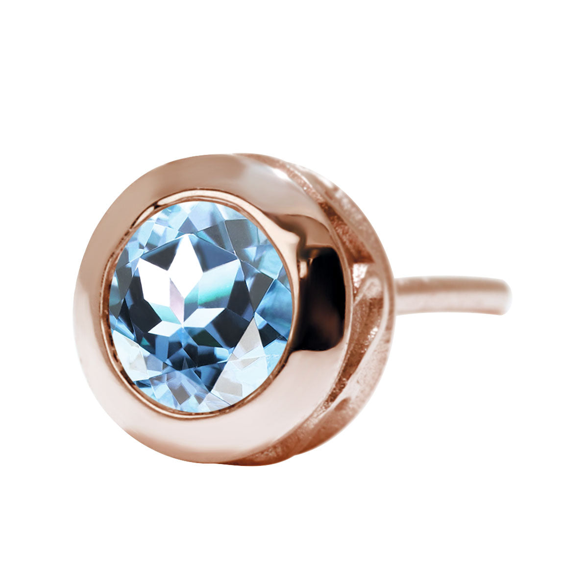 メンズ ピアス 一粒 天然石 片耳 スタッドピアス 選べる誕生石 4mm SV925 K10 K18 Pt900 伏せ込みピアス アラベスク シンプル 工房直販 ジュエリー (品番 mp-0006-m)