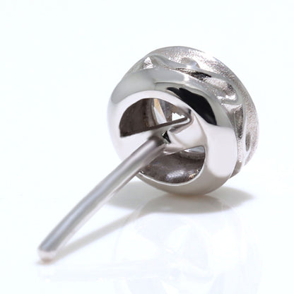 ダイヤモンド 一粒 スタッドピアス 0.25ct 鑑定書付き メンズ Pt900 K18 シンプル 伏せ込み アラベスク 上質 自分用 ボーナス ご褒美 ジュエリー (品番 mp-0006-4-cgl-m)