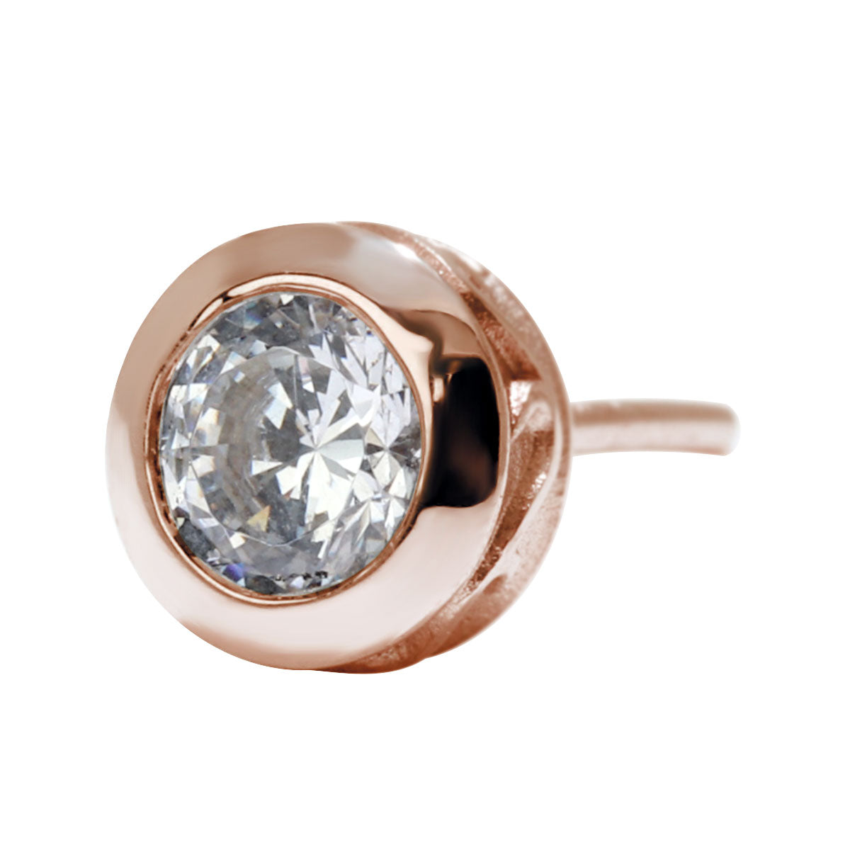 メンズ ピアス 一粒 天然石 片耳 スタッドピアス 選べる誕生石 4mm SV925 K10 K18 Pt900 伏せ込みピアス アラベスク シンプル 工房直販 ジュエリー (品番 mp-0006-m)