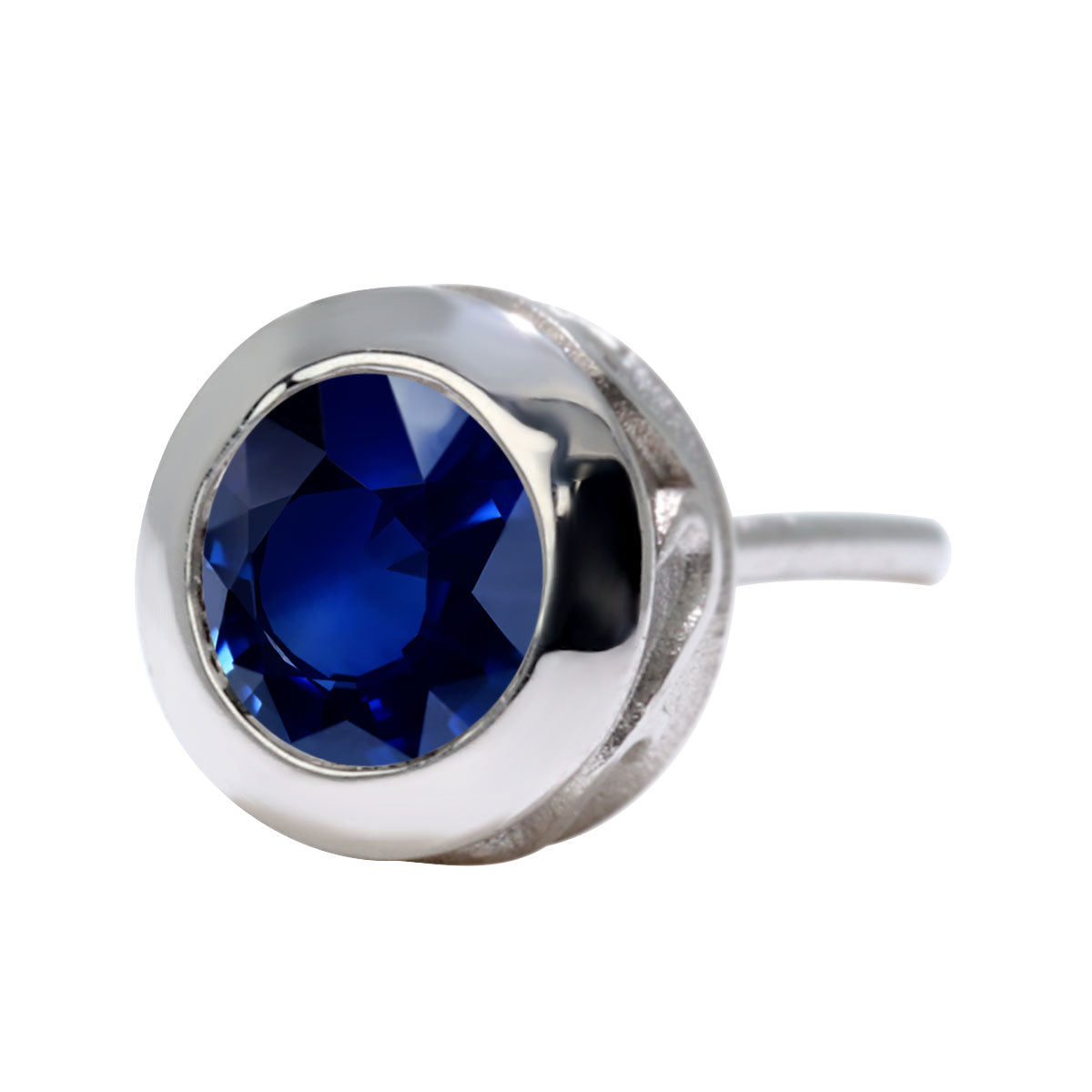 メンズ ピアス 一粒 天然石 片耳 スタッドピアス 選べる誕生石 4mm SV925 K10 K18 Pt900 伏せ込みピアス アラベスク シンプル 工房直販 ジュエリー (品番 mp-0006-m)
