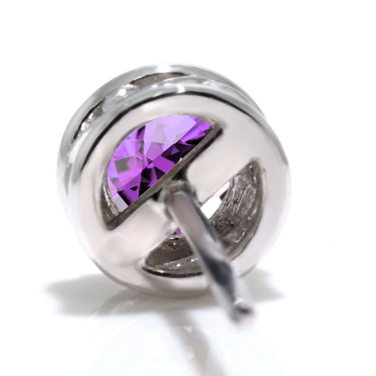 天然石 一粒 ピアス レディース 選べる12石 4mm 誕生石 pt900 k18 k10 sv925 両耳セット スタッドピアス 唐草 ミル調 シンプル アンティーク プレゼント 贈り物 (品番 mp-0008-l)