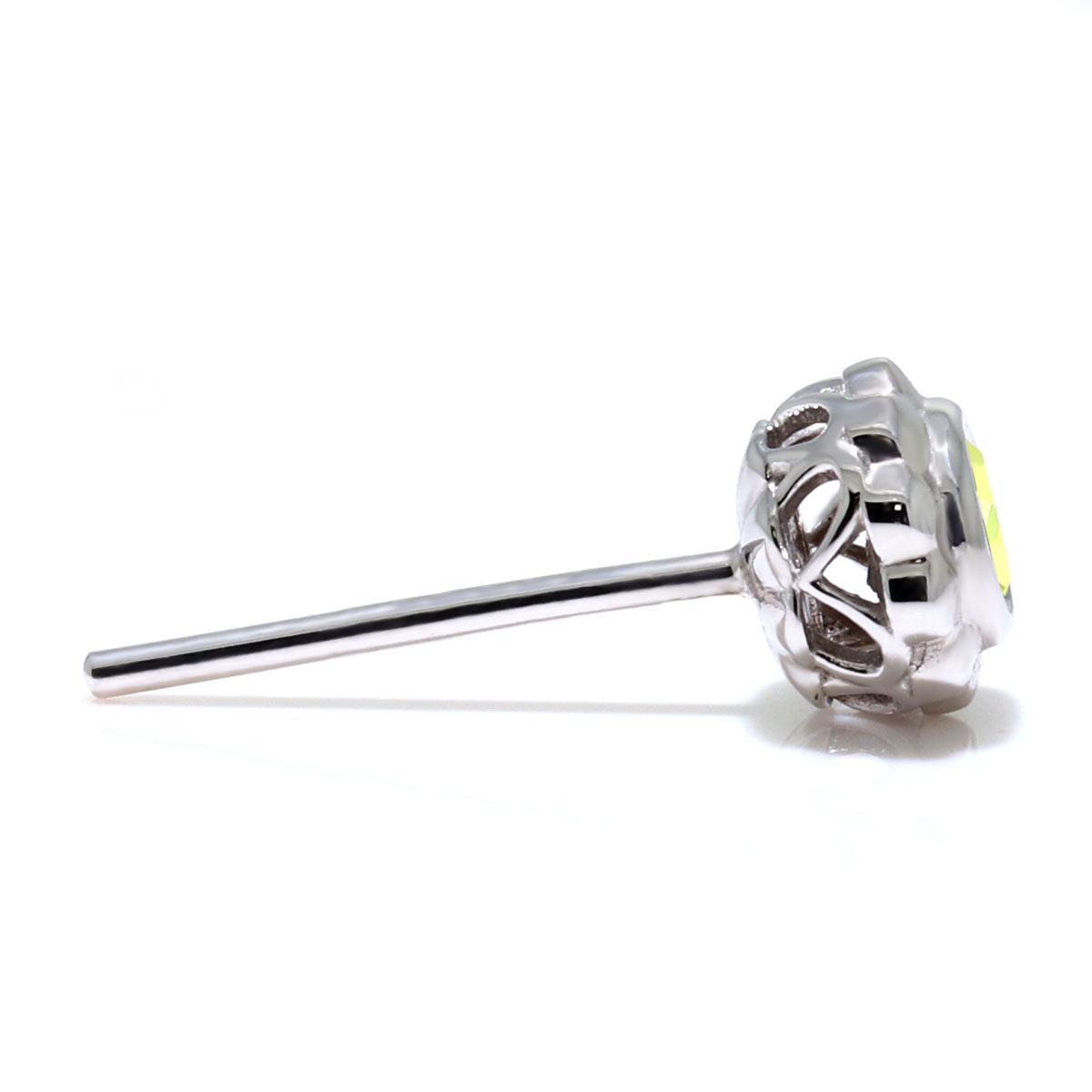メンズ 片耳 ピアス 天然石 シンプル 一粒 スタッドピアス 選べる誕生石 3mm SV925 K10 K18 Pt900 大人 男性 誕生日 初任給 父の日 X'mas プレゼント (品番 mp-0009-m)