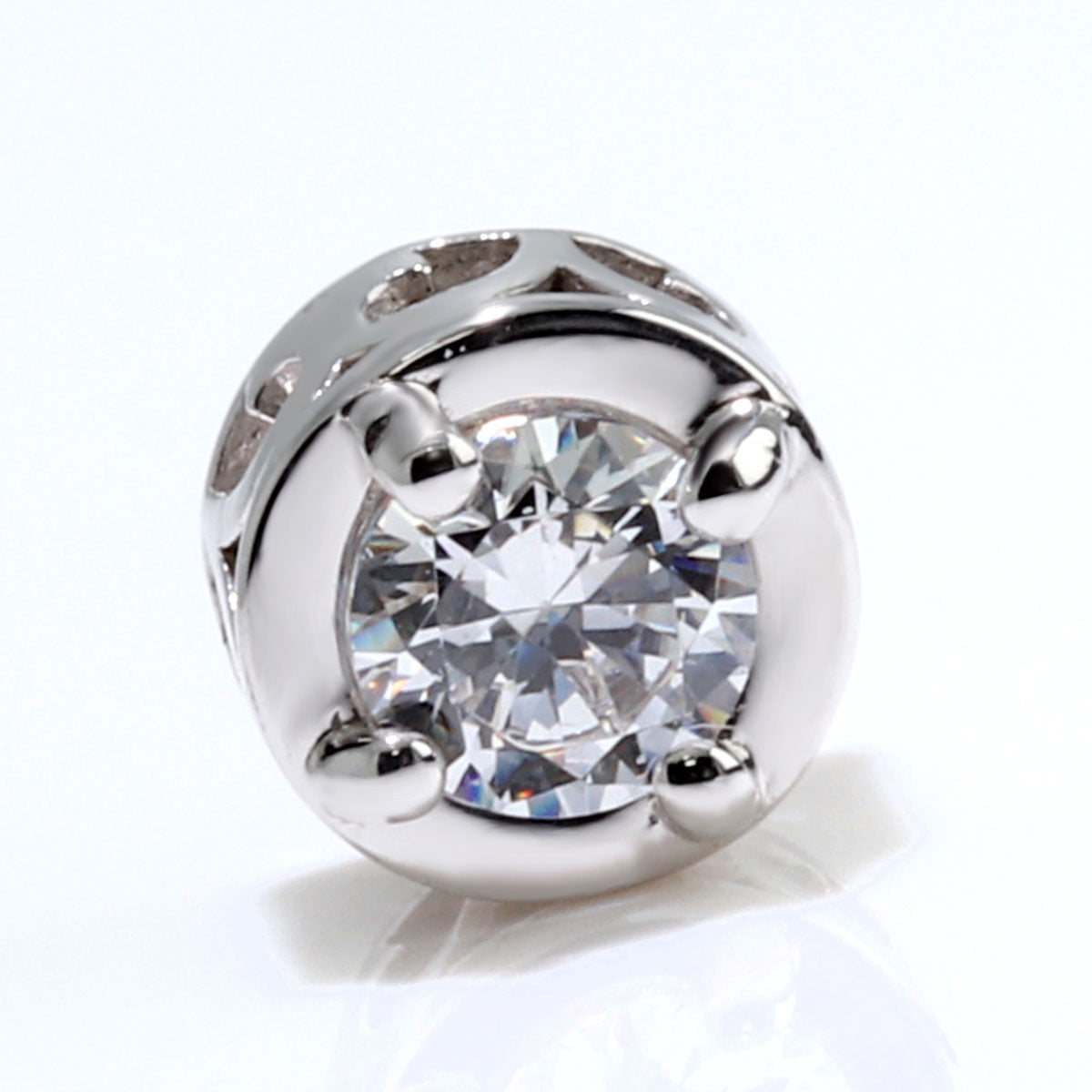 18金 ピアス レディース 一粒 スタッドピアス 唐草 シンプル 両耳 選べる誕生石 k10 k18 pt900 sv925 大人女子 上品 誕生日 サプライズ 記念日 ギフト (品番 mp-0013-l)
