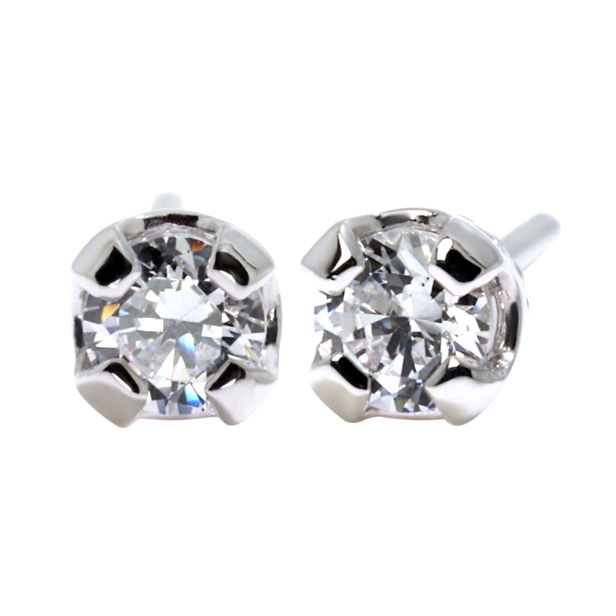 ピアス 天然石 シンプル レディース 一粒 スタッドピアス 両耳セット 選べる 10金 18金 プラチナ シルバー 誕生石 普段使い 人気 工房直販 ユニセックス (品番 mp-0015-l)