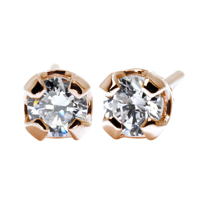 ピアス 天然石 シンプル レディース 一粒 スタッドピアス 両耳セット 選べる 10金 18金 プラチナ シルバー 誕生石 普段使い 人気 工房直販 ユニセックス (品番 mp-0015-l)