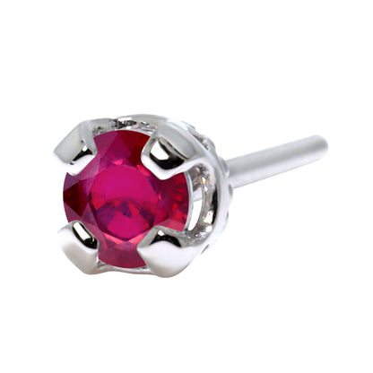 メンズ 片耳 ピアス 天然石 シンプル 一粒 スタッドピアス 選べる誕生石 3mm SV925 K10 K18 Pt900 大人 男性 誕生日 初任給 父の日 X'mas プレゼント (品番 mp-0015-m)
