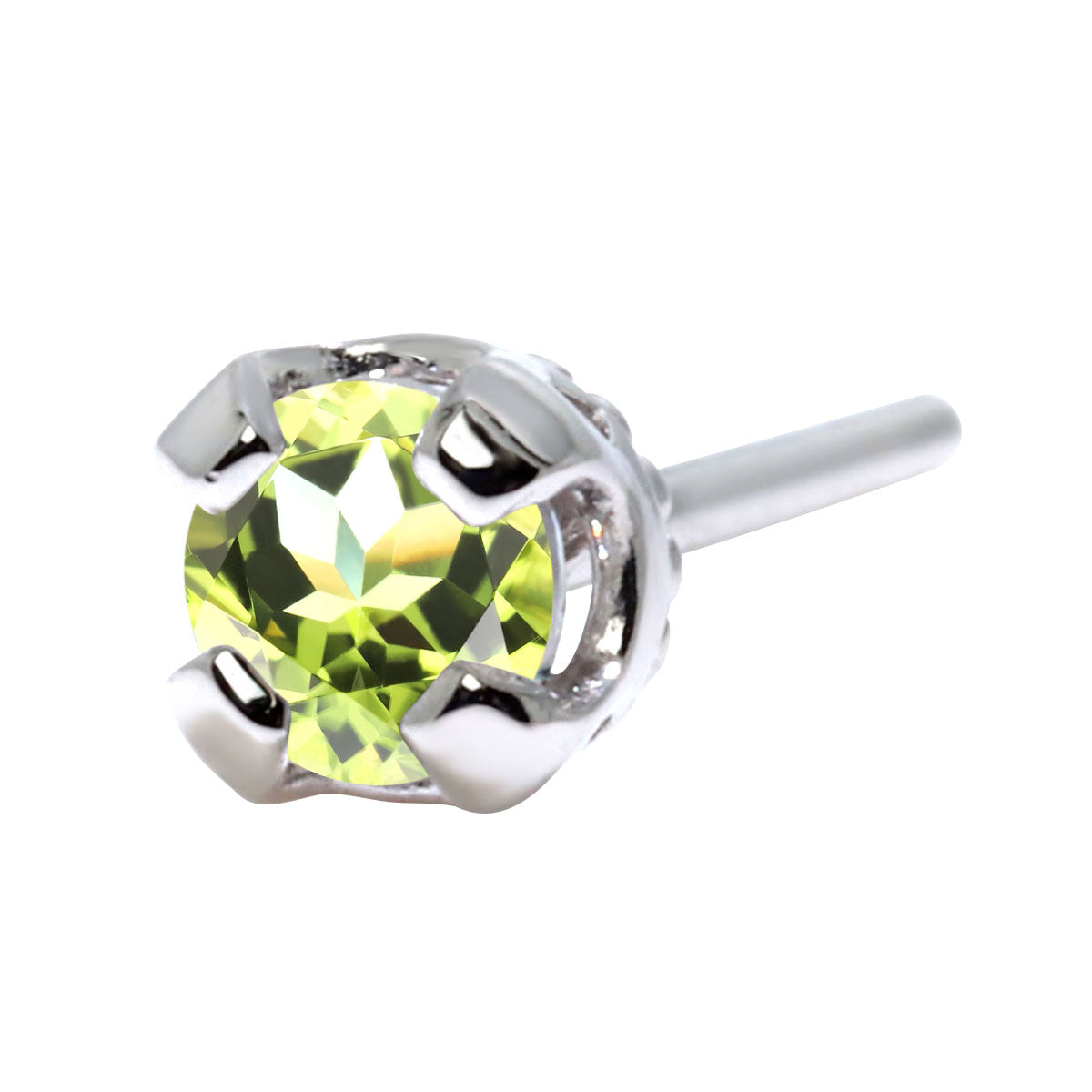 メンズ 片耳 ピアス 天然石 シンプル 一粒 スタッドピアス 選べる誕生石 3mm SV925 K10 K18 Pt900 大人 男性 誕生日 初任給 父の日 X'mas プレゼント (品番 mp-0015-m)