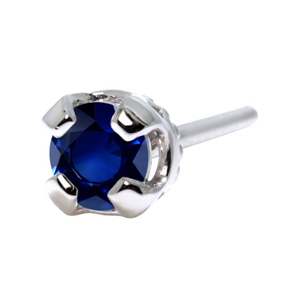 メンズ 片耳 ピアス 天然石 シンプル 一粒 スタッドピアス 選べる誕生石 3mm SV925 K10 K18 Pt900 大人 男性 誕生日 初任給 父の日 X'mas プレゼント (品番 mp-0015-m)