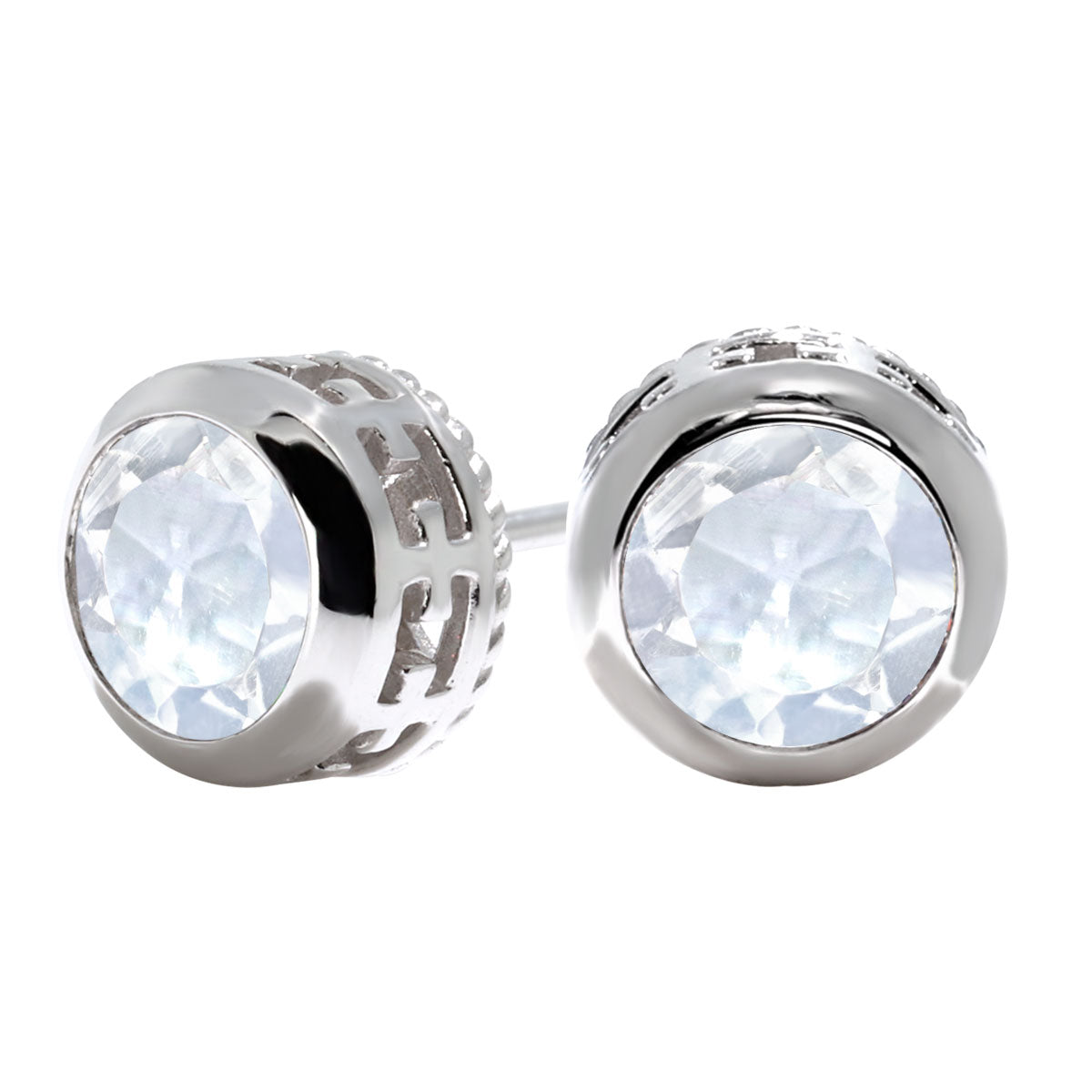 レディース スタッドピアス 10k 18k pt900 sv925 ピアス 一粒 天然石 クロス ツイスト 両耳 お揃い カジュアル 十字架 カップル 彼氏 工房直販 日本製 (品番 mp-0019-l)