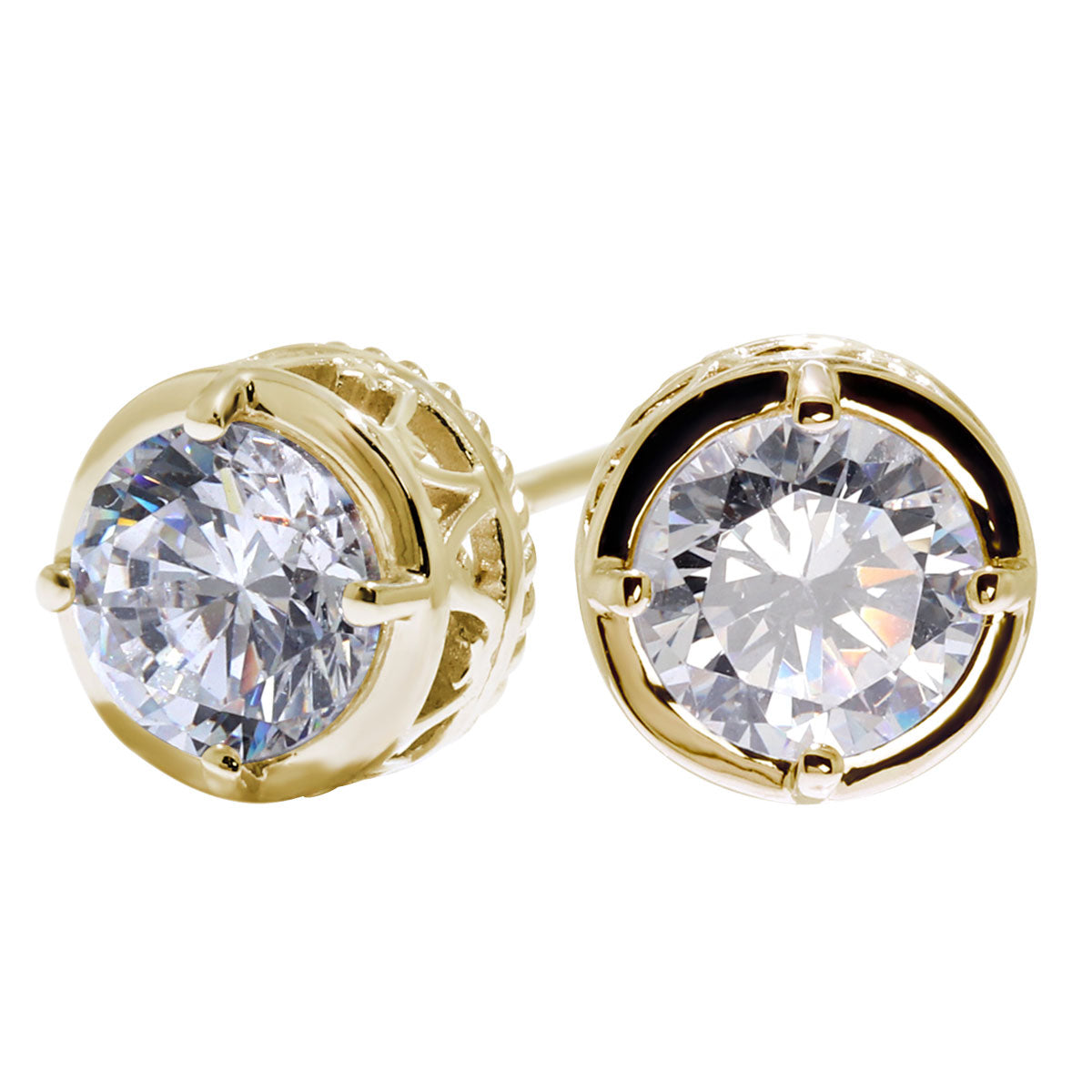 鑑定書付き ダイヤモンド レディース ピアス 一粒 0.5ct スタッド 両耳 K18 Pt900 唐草 ツイスト 隠れハート 伏せ込み おしゃれ シンプル 高品質 上質 (品番 mp-0020-4-cgl-l)