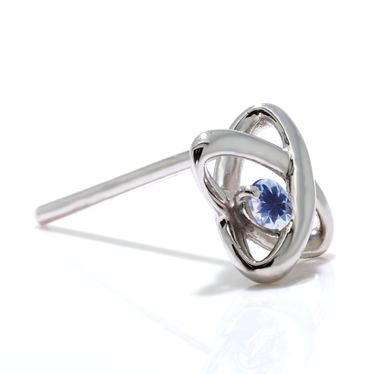 天然石 ベニトアイト ピアス 宇宙 一粒 両耳 レディース スタッドピアス 希少石 10金 18金 プラチナ 大人可愛い 星 惑星 誕生日 プレゼント (品番 mp-0029-beni-l)