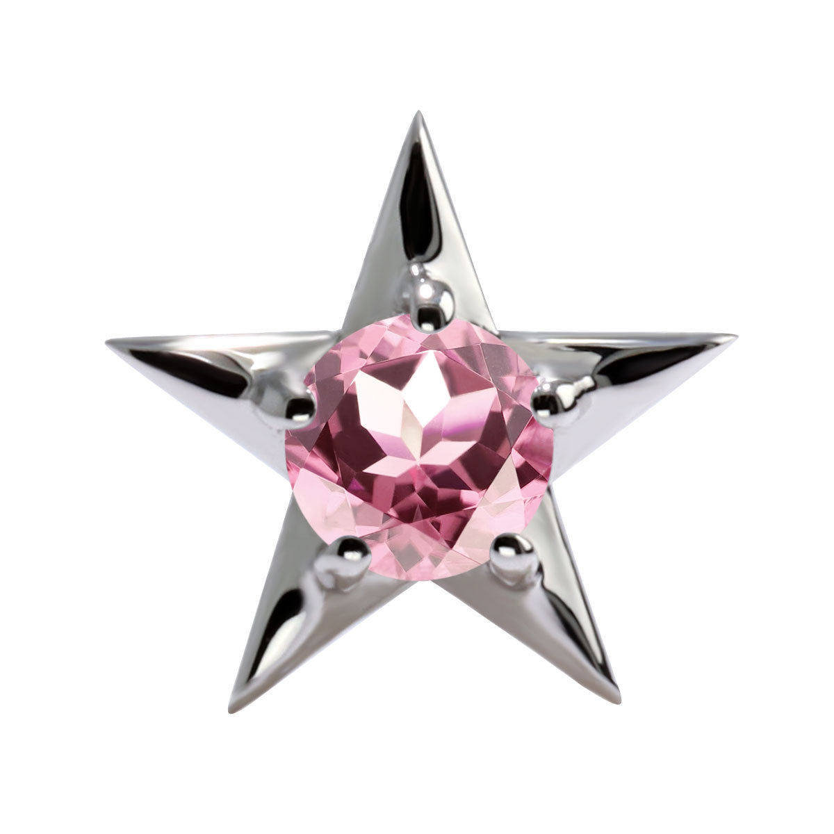 誕生石 ピアス レディース 両耳セット 星モチーフ 一粒ピアス シルバー 10金 18金 プラチナ 天然石 スタッドピアス スター シンプル 可愛い 普段使い (品番 mp-0066-l)