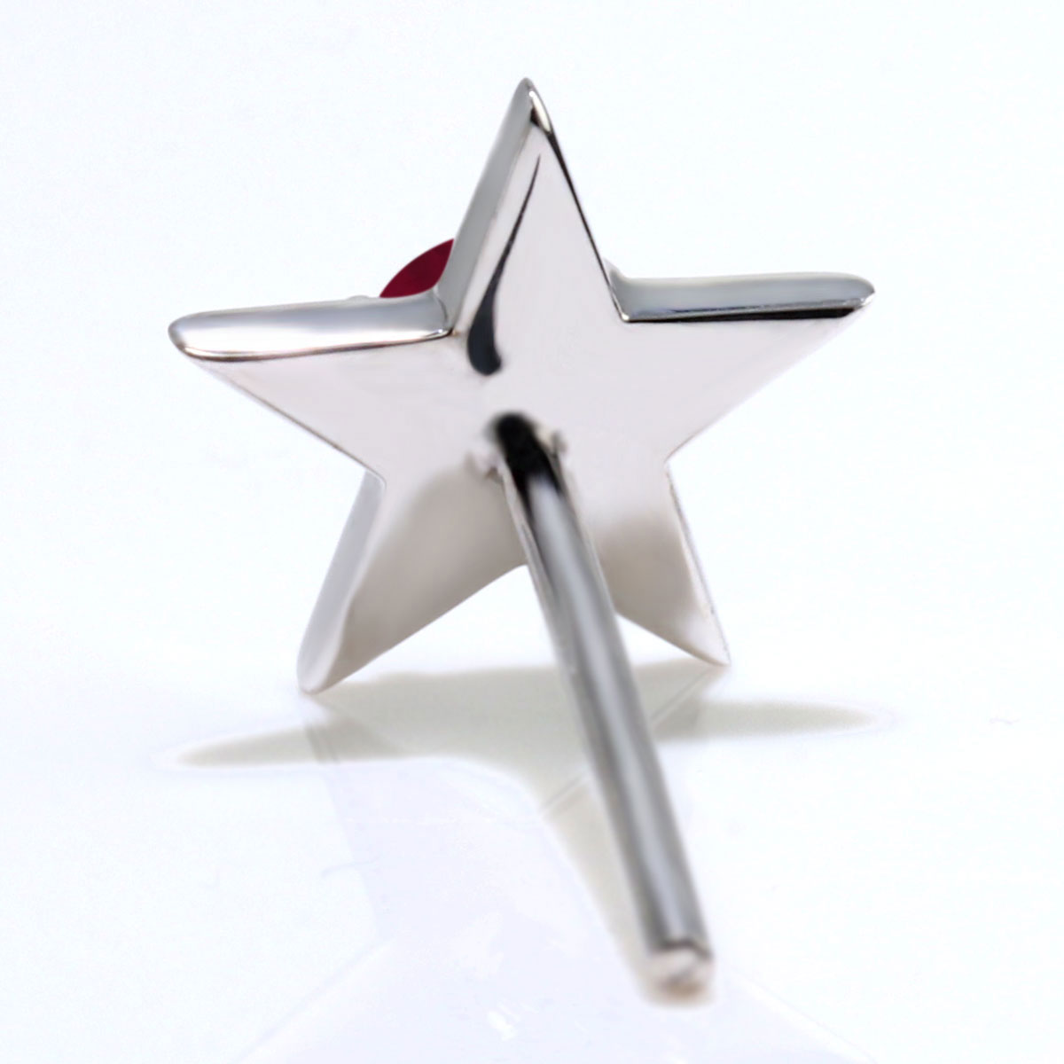 メンズ 10金 星 スタッド ピアス 一粒 片耳1個 選べる 誕生石12石 おしゃれ 18k pt900 sv925 10k 天然石 星型 カジュアル 人気 男性 大人 お出かけ デート (品番 mp-0066-m)