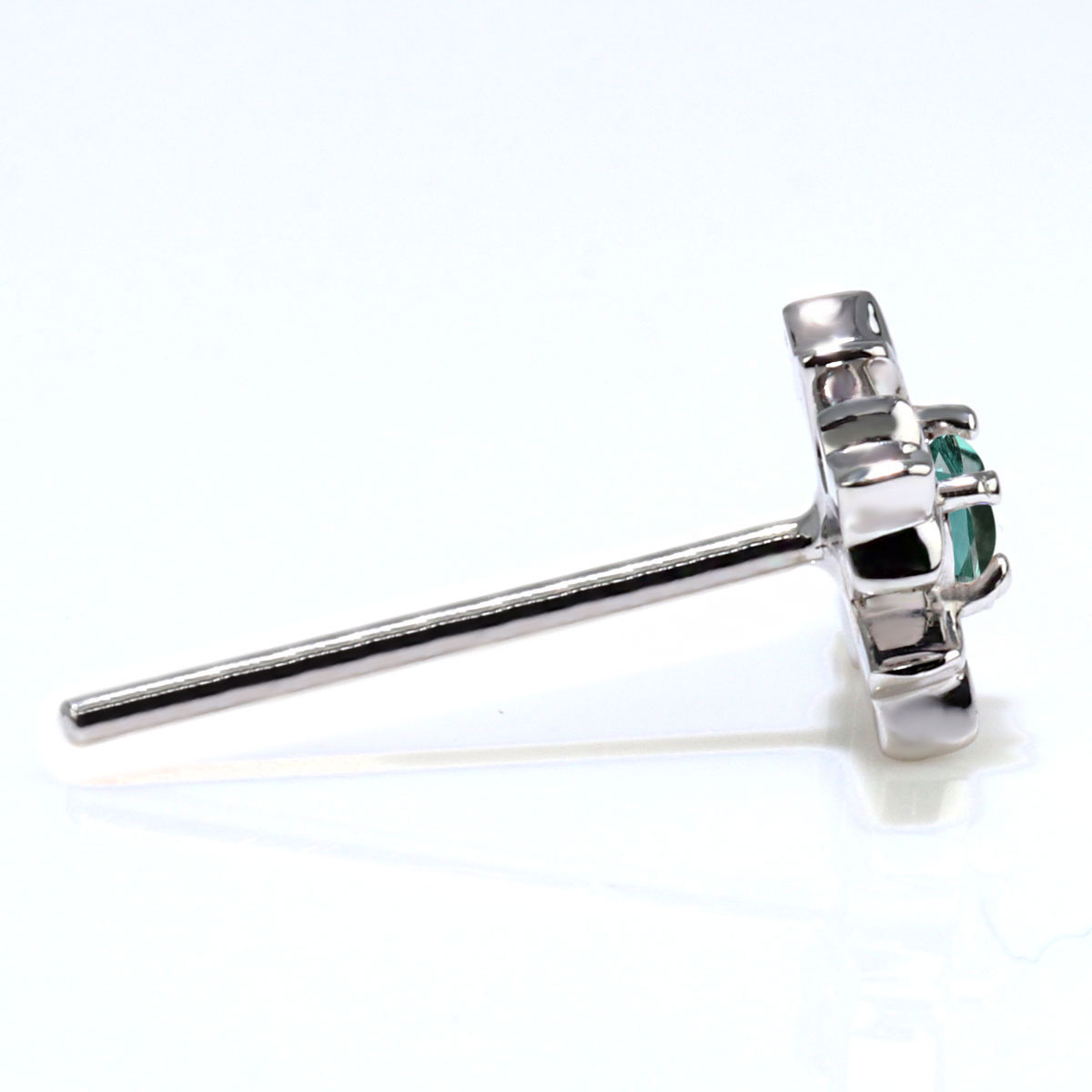 ピアス クロス レディース アレキサンドライト スタッドピアス 両耳 一粒 小さめ K10 K18 Pt900 十字架 女性 おしゃれ クリスマス プレゼント お揃い (品番 mp-0109-alex-l)