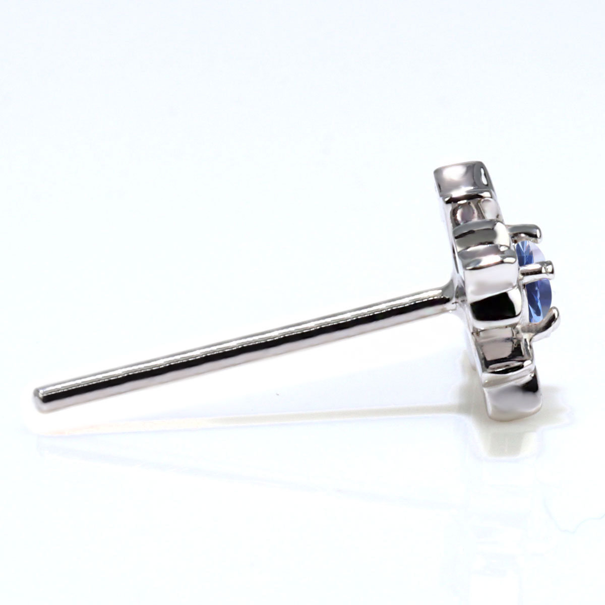 ピアス クロス レディース ベニトアイト スタッドピアス 両耳 一粒 小さめ K10 K18 Pt900 十字架 女性 おしゃれ クリスマス プレゼント お揃い (品番 mp-0109-beni-l)