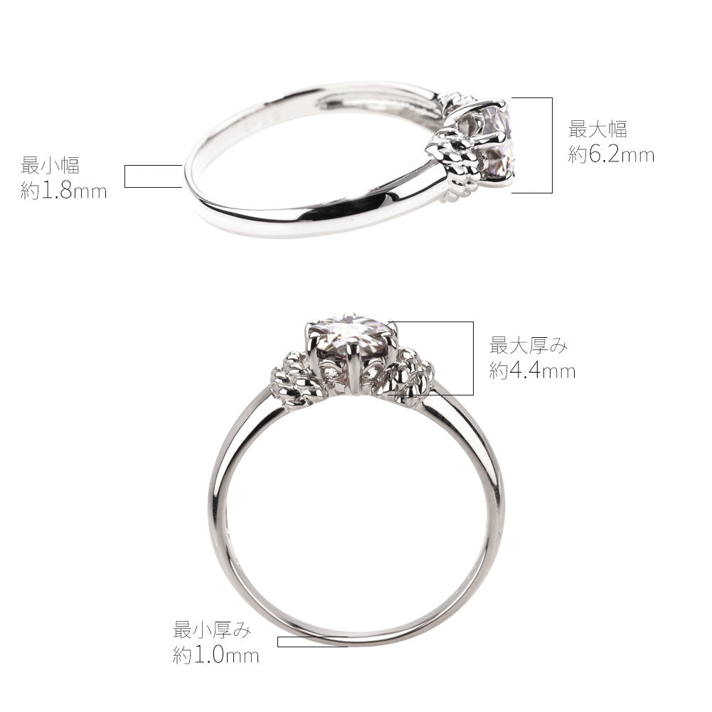 レディース 指輪 セミオーダー リング枠 5mm ロープ デザイン シンプル 空枠 リング ルース カスタム k10 k18 pt900 sv925 女性 大人 ギフト (品番 mpr-0128-kw)