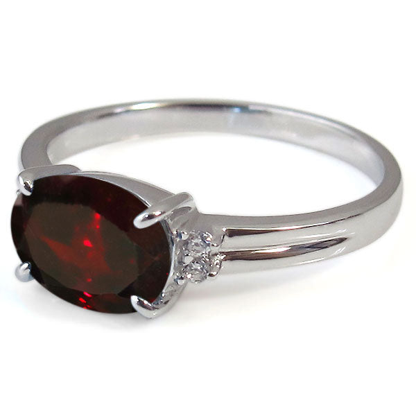 レディース リング 大粒 シンプル 指輪 6mm×8mm オーバル sv925 10k 18k pt900 誕生石 大人 母の日 女性 プレゼント 選べる誕生石 (品番 mpr-0311)