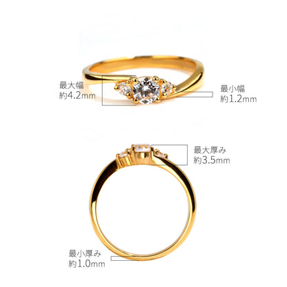 24金 純金 リング レディース 指輪 24k K24 ゴールド シンプル 4mm 天然石 選べる 抱き合わせ腕 大人 女性 上品 高級 豪華 資産 贈り物 日本製 (品番 mr-0009-k24)