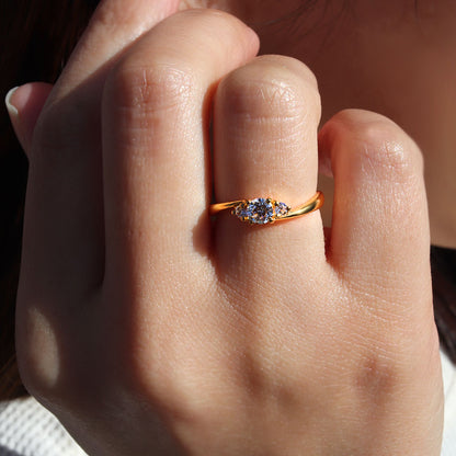 24金 純金 リング レディース 指輪 24k K24 ゴールド シンプル 4mm 天然石 選べる 抱き合わせ腕 大人 女性 上品 高級 豪華 資産 贈り物 日本製 (品番 mr-0009-k24)