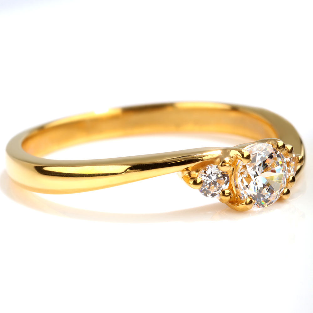 24金 純金 リング レディース 指輪 24k K24 ゴールド シンプル 4mm 天然石 選べる 抱き合わせ腕 大人 女性 上品 高級 豪華 資産 贈り物 日本製 (品番 mr-0009-k24)