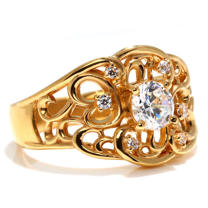 指輪 レディース K24 純金 リング 唐草 ゴールド 天然石 5mm アラベスク 選べる誕生石 24金 透かし 太め 幅広 高級 女性 大人 資産 エレガント 上品 (品番 mr-0011-k24)