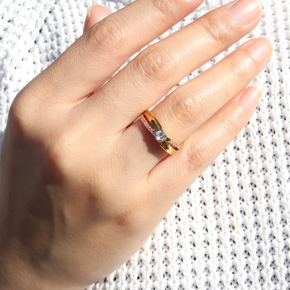 K24 純金 レディース 指輪 ゴールド 一粒 4mm リング 24金 地金 シンプル 上品 ひねり 一粒リング エレガント 資産 結婚指輪 母の日 記念日 ギフト (品番 mr-0016-k24)