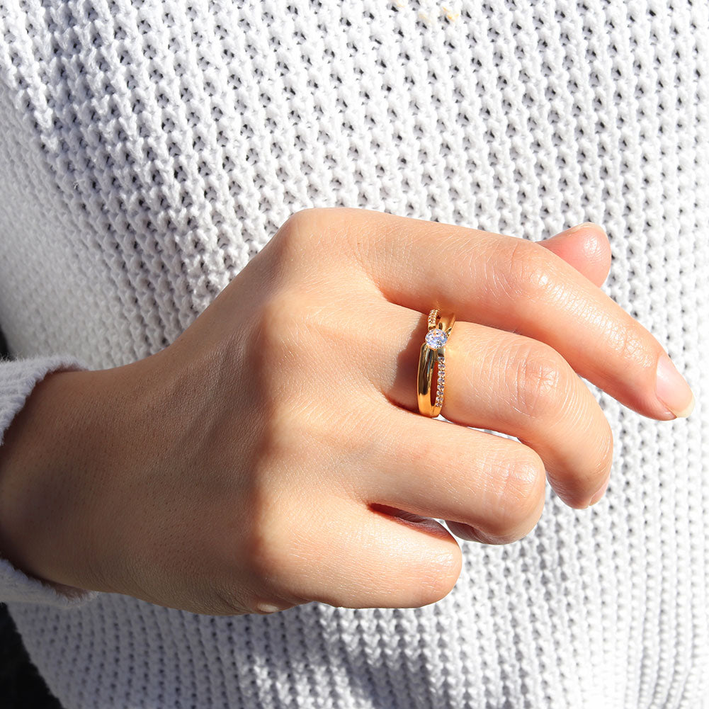 K24 純金 レディース 指輪 ゴールド 一粒 4mm リング 24金 地金 シンプル 上品 ひねり 一粒リング エレガント 資産 結婚指輪 母の日 記念日 ギフト (品番 mr-0016-k24)