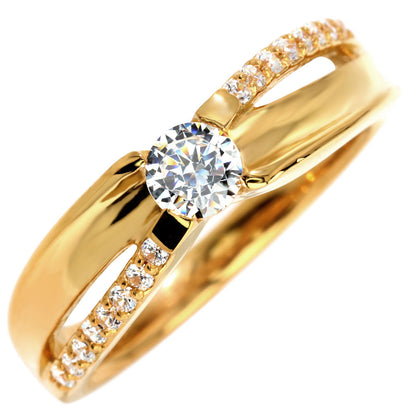 K24 純金 レディース 指輪 ゴールド 一粒 4mm リング 24金 地金 シンプル 上品 ひねり 一粒リング エレガント 資産 結婚指輪 母の日 記念日 ギフト (品番 mr-0016-k24)