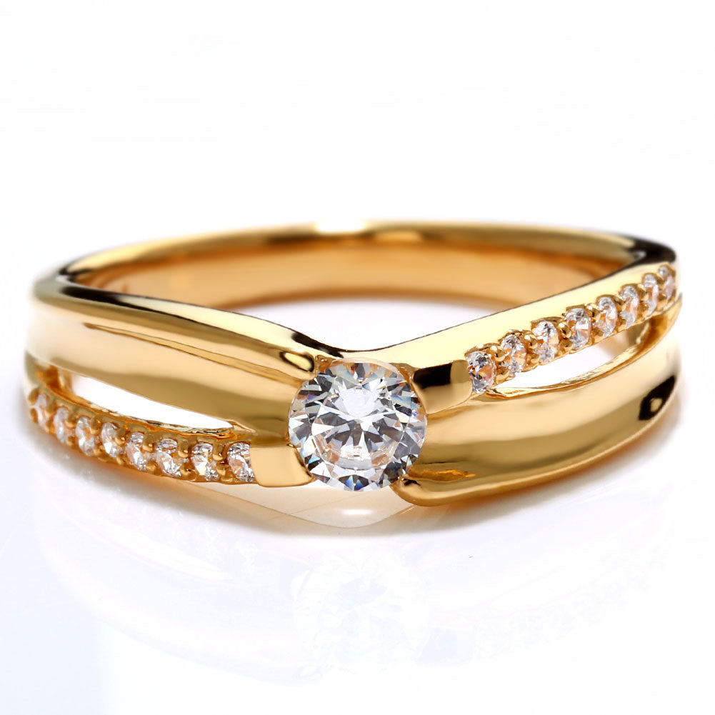 K24 純金 レディース 指輪 ゴールド 一粒 4mm リング 24金 地金 シンプル 上品 ひねり 一粒リング エレガント 資産 結婚指輪 母の日 記念日 ギフト (品番 mr-0016-k24)