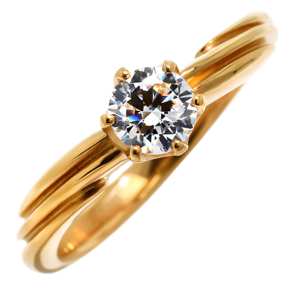 純金 リング レディース 5mm 一粒リング 24金 ゴールド 指輪 シンプル スリーライン K24 誕生石 選べる 一粒 地金 24k 上品 エレガント 資産 母の日 (品番 mr-0069-k24)