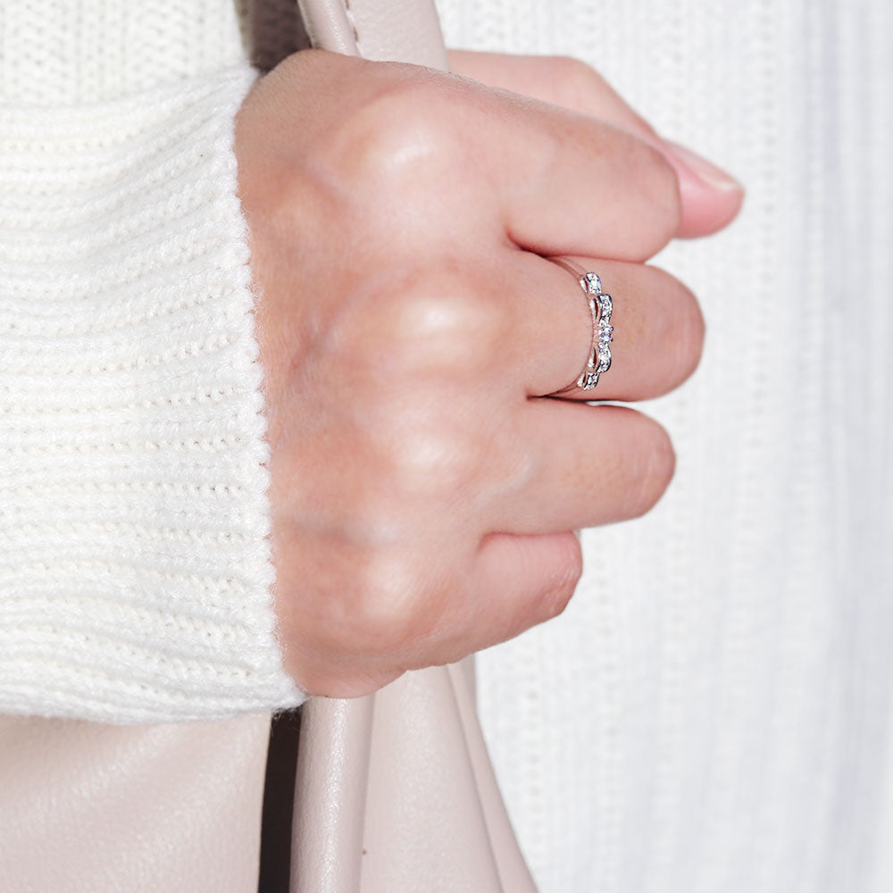 プラチナ ベニトアイト 指輪 リボン リング ピンキー レディース 希少石 りぼん K10 K18 SV925 Pt900 誕生日 彼女 大人可愛い クリスマス (品番 mr-0093-beni)