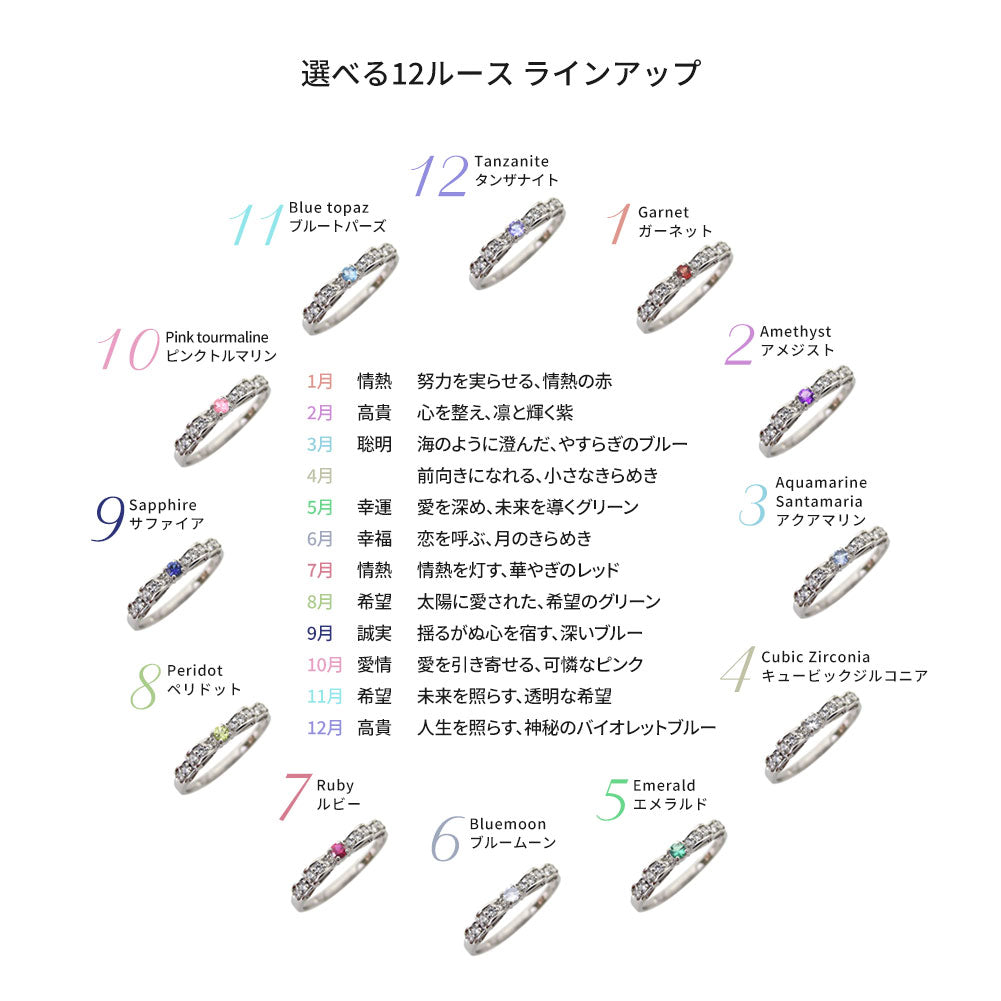 リボン リング シルバー ハーフエタニティ 可愛い レディース 指輪 ピンキー りぼん 人気 シルバーアクセサリー シンプル 華奢 (品番 mr-0093-sv)