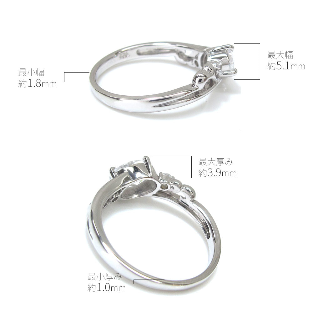 ジュエリー カスタム 指輪 空枠 5mm×7mm オーバル 唐草 上品 レディース リング アラベスク 大粒 Pt900 K18 K10 SV925 セミオーダー (品番 mr-0143-kw)