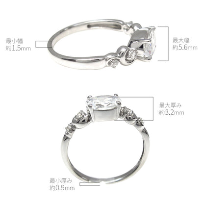 カスタムジュエリー 指輪 レディース 空枠 5mm×7mm オーバル アラベスク リング シルバー 10金 18金 プラチナ 綺麗 大人 女性 おすすめ (品番 mr-0159-kw)