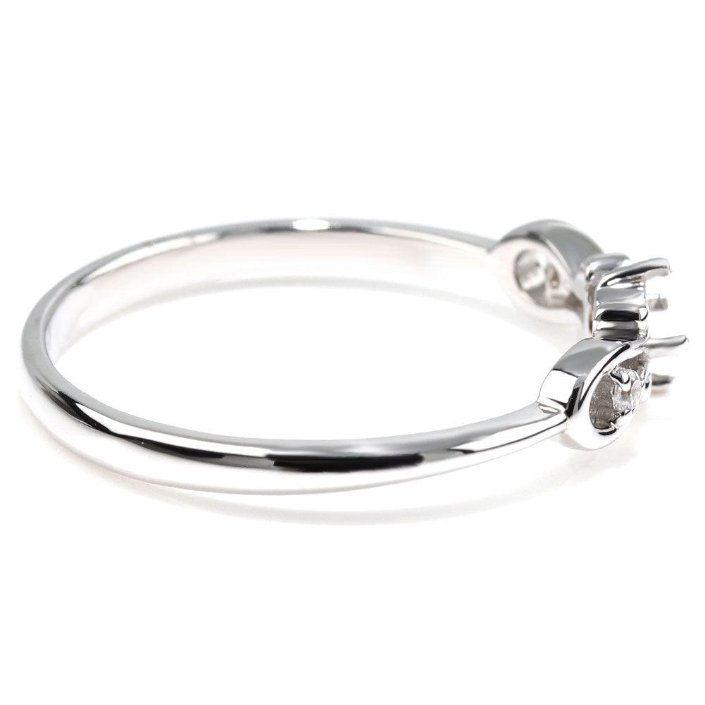 レディース リング 空枠 簡単 セミオーダー 3mm 指輪 馬蹄 K10 K18 Pt900 SV925 指輪 ホースシュー レディースリング  ハート お守りジュエリー 母の日 (品番 mr-0244-kw)