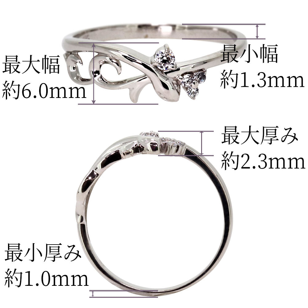 レディース リング 蛇 空枠 2mm 指輪 sv925 k10 k18 pt900 選べるカラー 唐草 セミオーダー スネークリング 可愛い おしゃれ 普段使い ご褒美 自分用 (品番 mr-0403-kw)