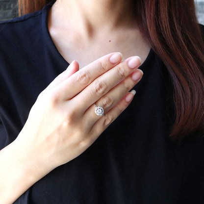 リング 空枠 ジュエリー リフォーム リング空枠 アンティーク調 レース 指輪 ゴージャス セミオーダープラチナ 18金 10金 シルバー 4mm リーフ レディース 華やか (品番 mr-0450-kw)