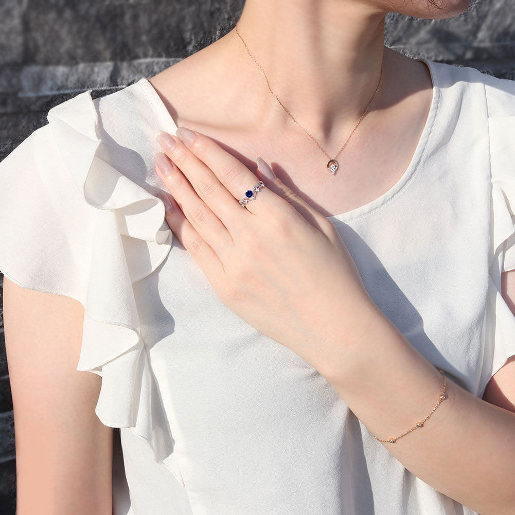 レディース V字 リング ティアラ ミルグレイン 指輪 綺麗 選べる誕生石 プラチナ 18金 10金 シルバー おしゃれ 透かし ミル アンティーク調 ジュエリー (品番 mr-0463)