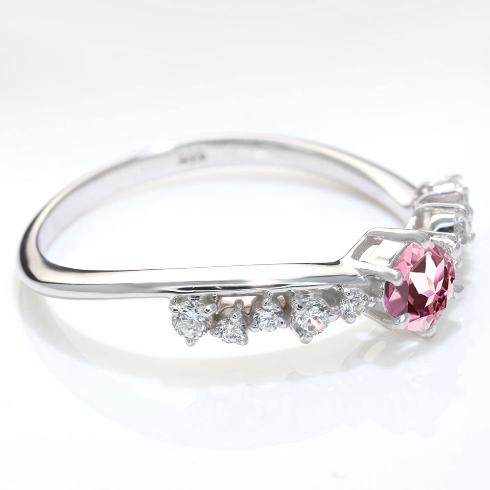 指輪 K18 レディース リング 選べる誕生石 ゴールド 綺麗 K10 SV925 pt900 女性 おしゃれ 上品 ご褒美 お出かけ 卒業式 入学式 ジュエリー 工房直販 (品番 mr-0471)