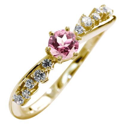 指輪 K18 レディース リング 選べる誕生石 ゴールド 綺麗 K10 SV925 pt900 女性 おしゃれ 上品 ご褒美 お出かけ 卒業式 入学式 ジュエリー 工房直販 (品番 mr-0471)