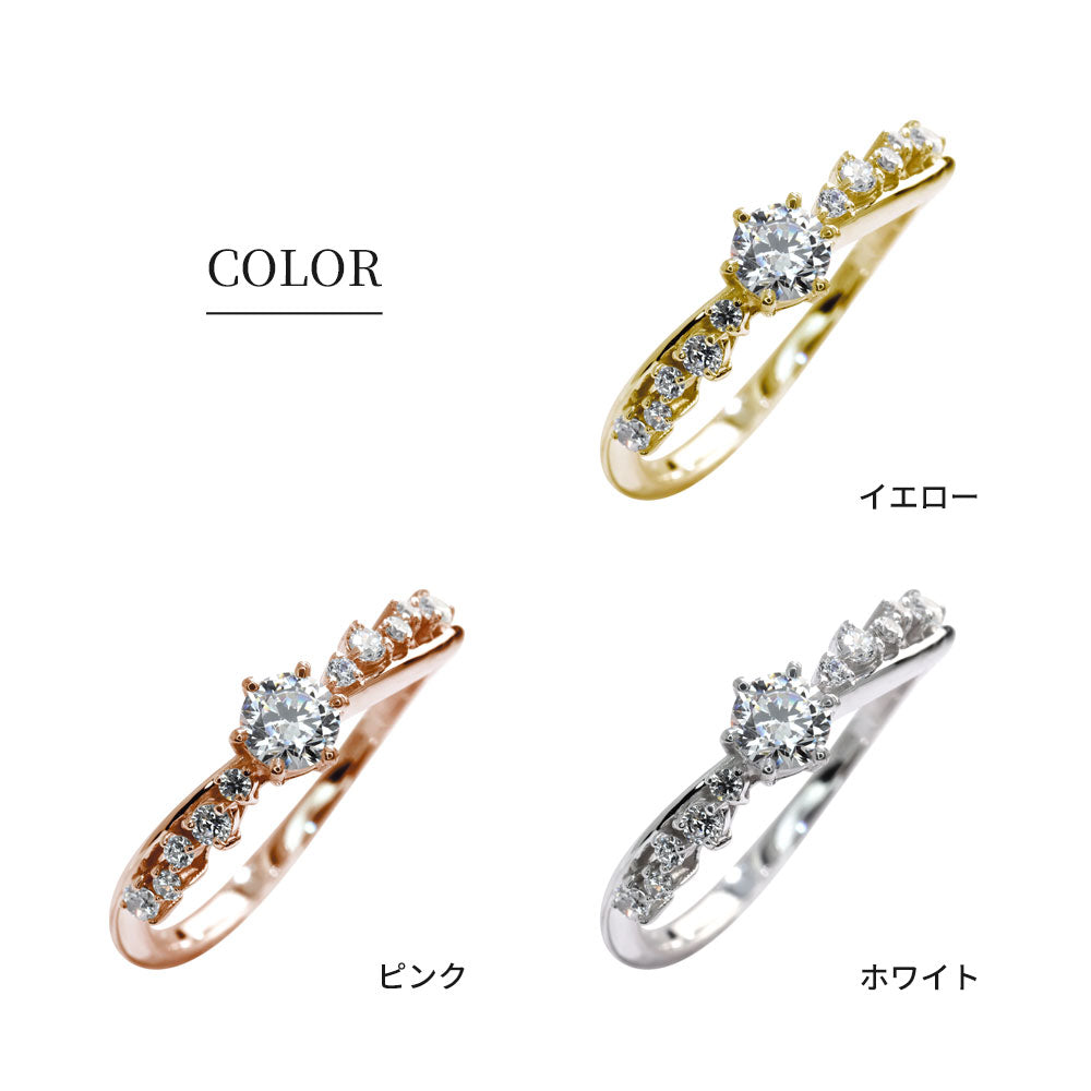 プラチナ ダイヤモンド エンゲージリング 鑑定書付き 0.25ct 指輪 pt900 K18 綺麗 エレガント SI VS VVS クラス 高級 結婚 ブライダル サプライズ (品番 mr-0471-4-cgl-2)