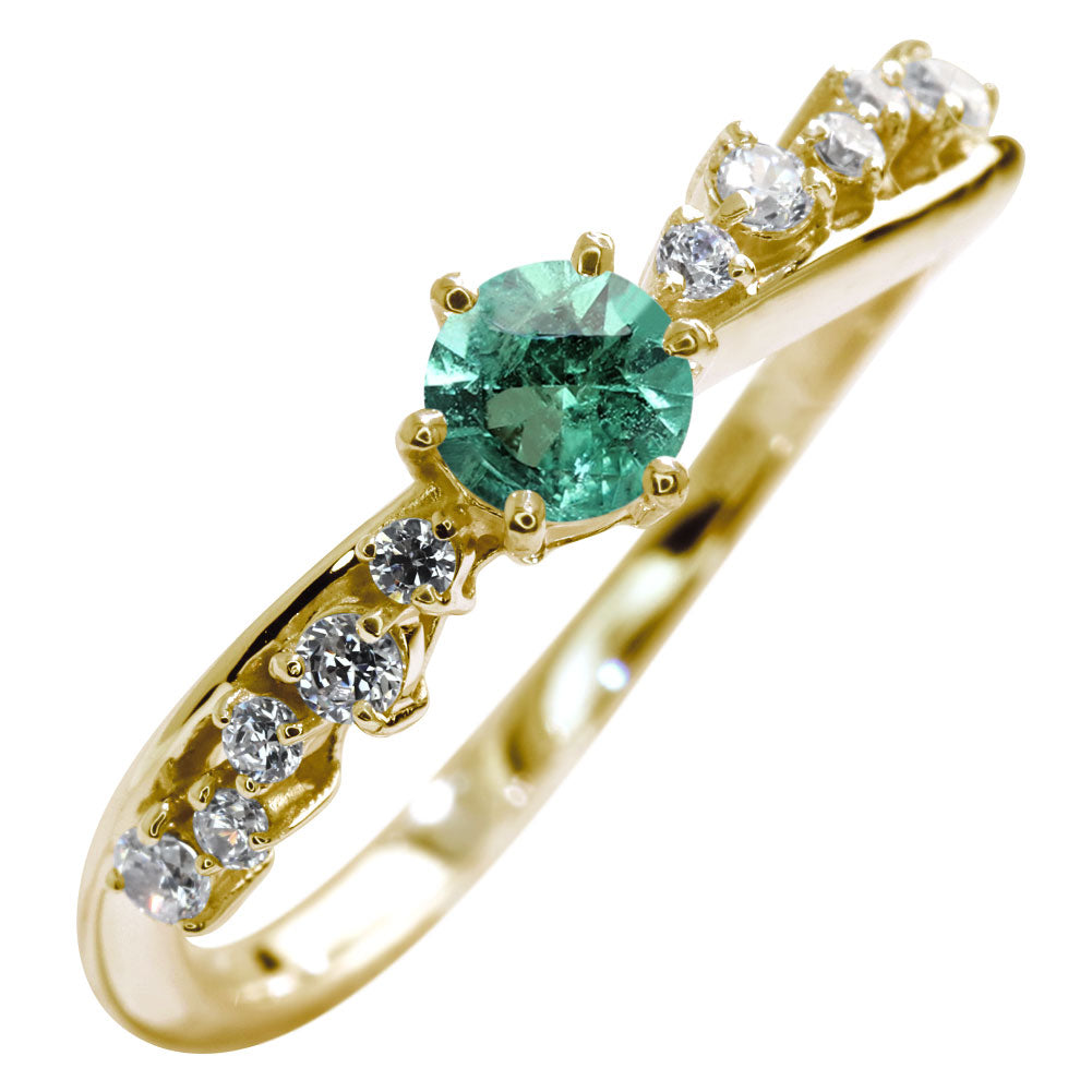 指輪 K18 レディース リング 選べる誕生石 ゴールド 綺麗 K10 SV925 pt900 女性 おしゃれ 上品 ご褒美 お出かけ 卒業式 入学式 ジュエリー 工房直販 (品番 mr-0471)