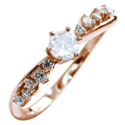 指輪 K18 レディース リング 選べる誕生石 ゴールド 綺麗 K10 SV925 pt900 女性 おしゃれ 上品 ご褒美 お出かけ 卒業式 入学式 ジュエリー 工房直販 (品番 mr-0471)